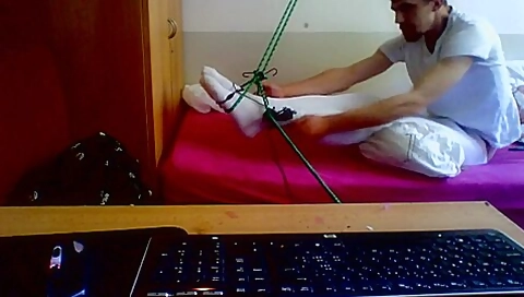 White Stocking In Bondage
