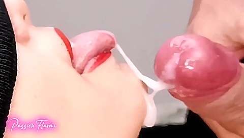 Delicious Cum Cream In My Rich Mouth